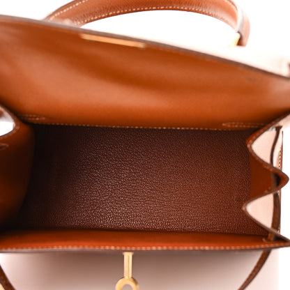 Hermes Courchevel Mini Kelly Sellier 20 Gold 5 of 10