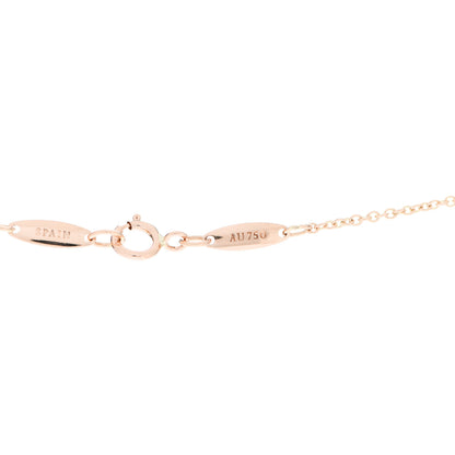 Tiffany 18K Rose Gold Diamond Elsa Peretti Diamond by the Yard Drop Pendant Necklace 5 of 6