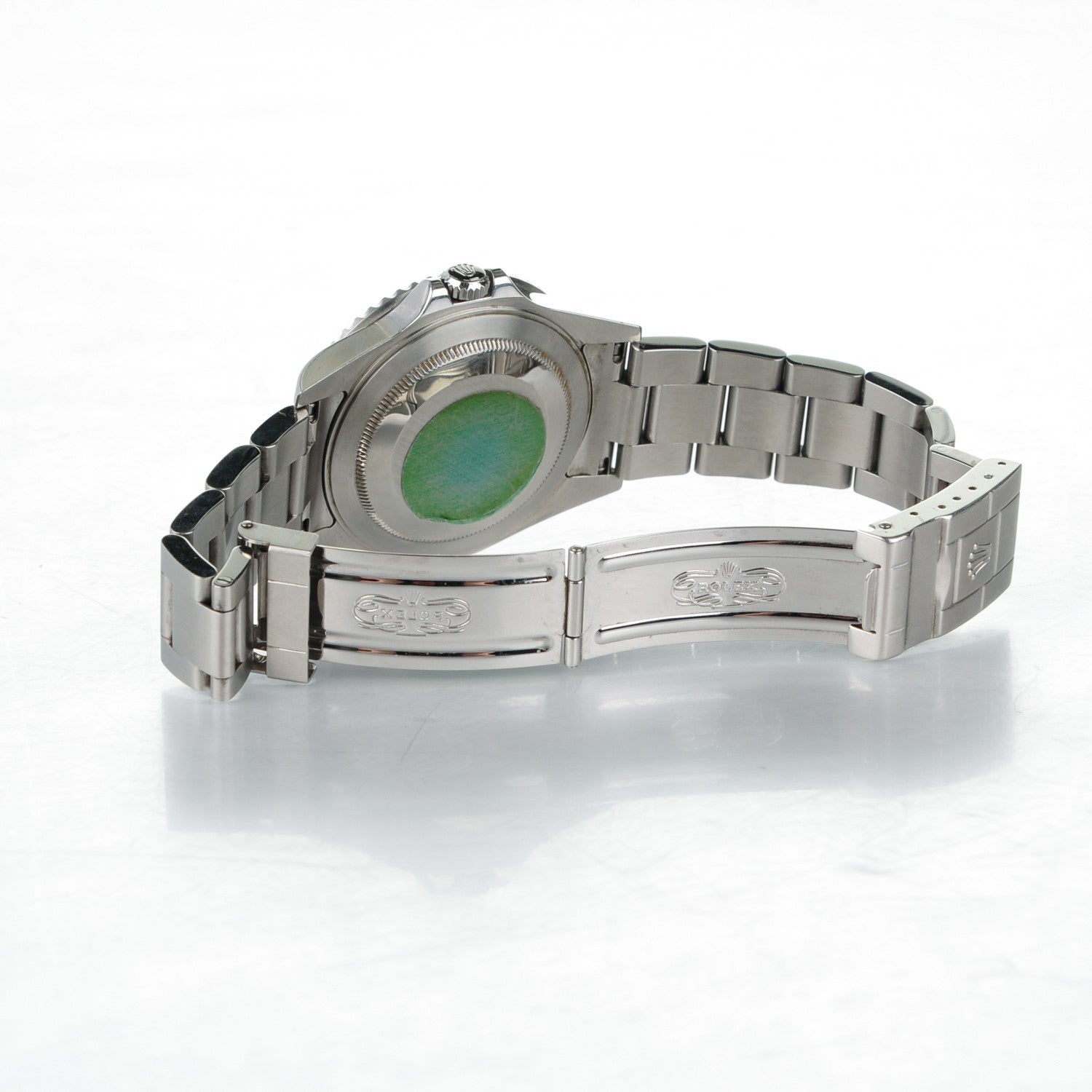 Rolex Stainless Steel 40mm Oyster Perpetual Date GMT Master II Watch Black 16710 7 of 9