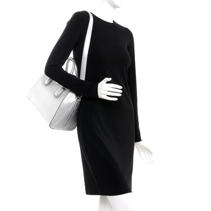 Givenchy Metallic Sugar Goatskin Small Antigona Silver 2 of 13