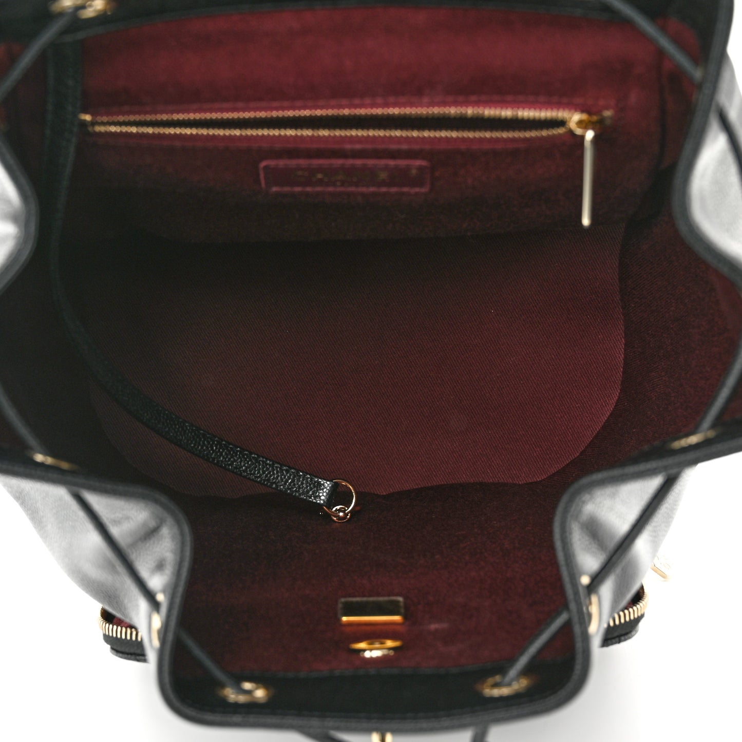 Caviar Quilted Business Affinity Backpack Black