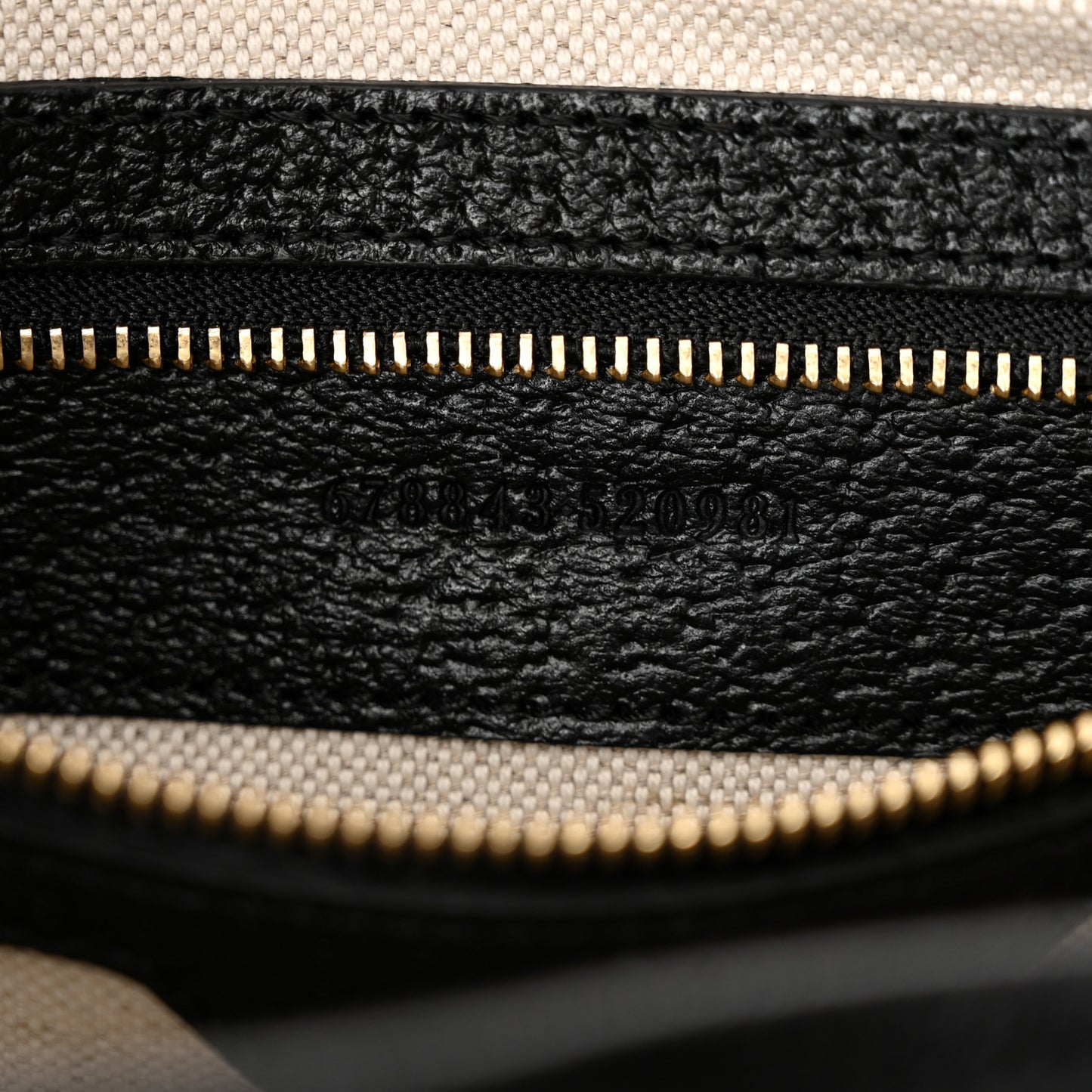 Jacquard Denim GG Monogram Small Jackie 1961 Hobo Black Ivory