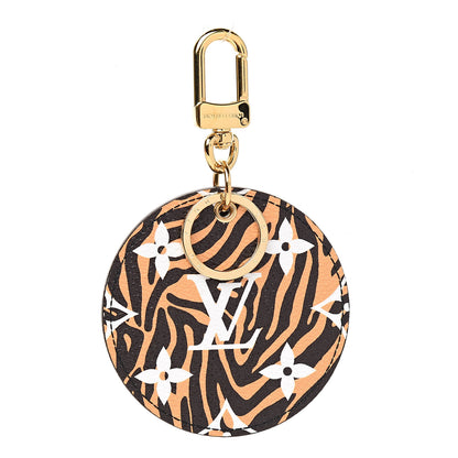 Louis Vuitton Monogram Giant Jungle Bag Charm Key Holder Black 1 of 4