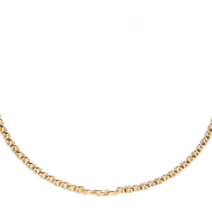 Chanel Crystal Wheat CC Choker Necklace Gold 3 of 7