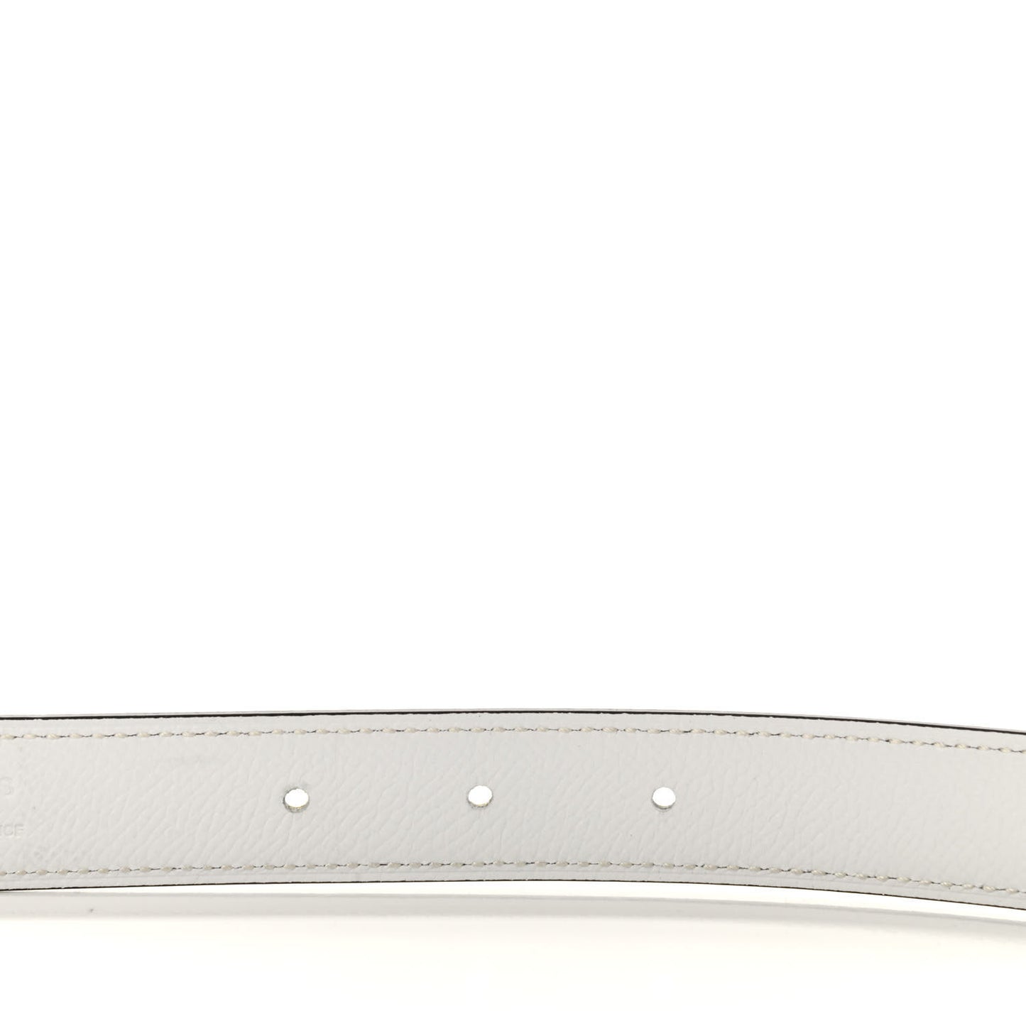Swift Epsom 24mm Mini Constance Belt 95 Jaune Poussin White