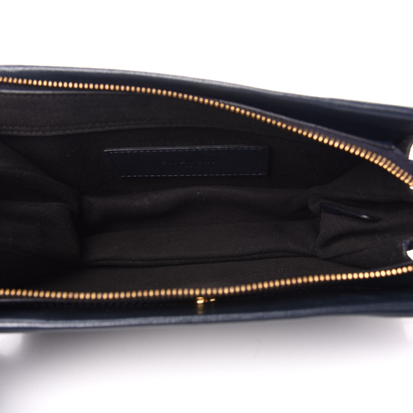 Textured Calfskin Suede Cross 3 Crossbody Bag Navy