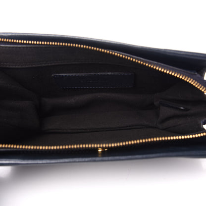 Givenchy Textured Calfskin Suede Cross 3 Crossbody Bag Navy 5 of 11