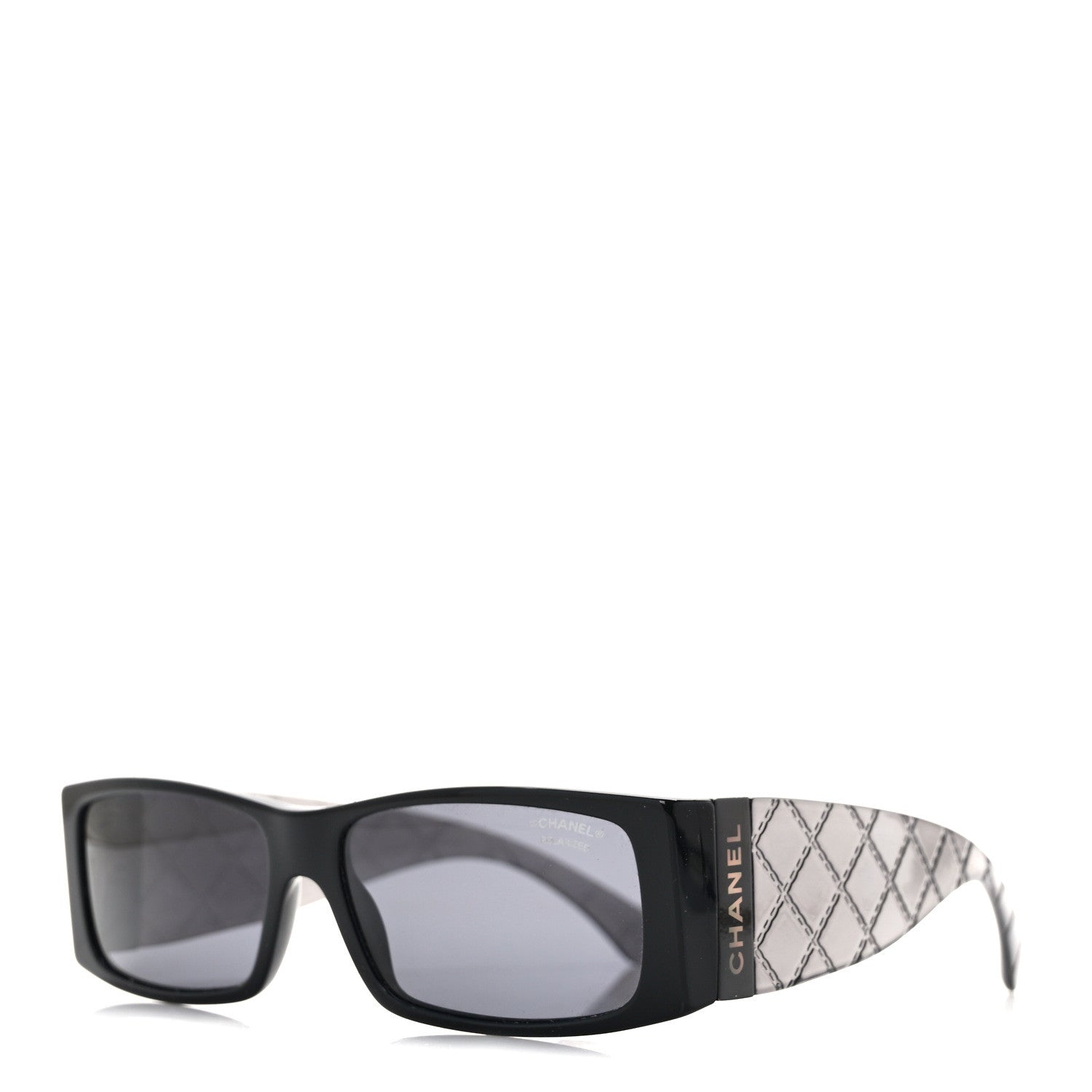Chanel Rectangle Quilted Sunglasses 5425 Black 1 of 8