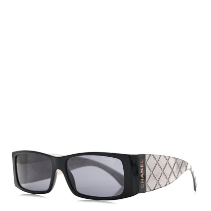 Chanel Rectangle Quilted Sunglasses 5425 Black 1 of 8