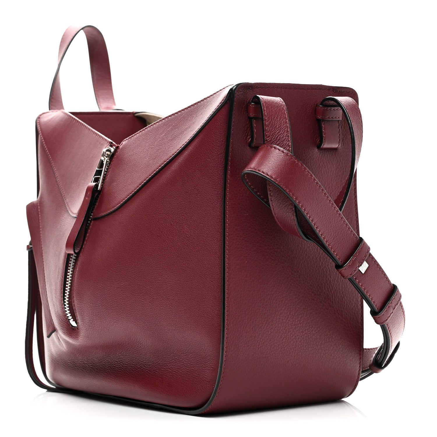 Loewe Calfskin Small Hammock Shoulder Bag Dark Red 3 of 9