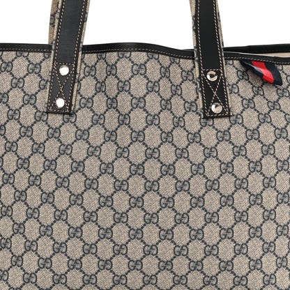 Gucci GG Plus Monogram Medium Signature Web Loop Tote Navy 8 of 12