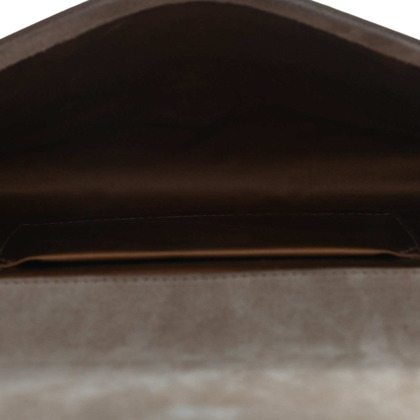 Textured Patent Classic Y Ligne Clutch