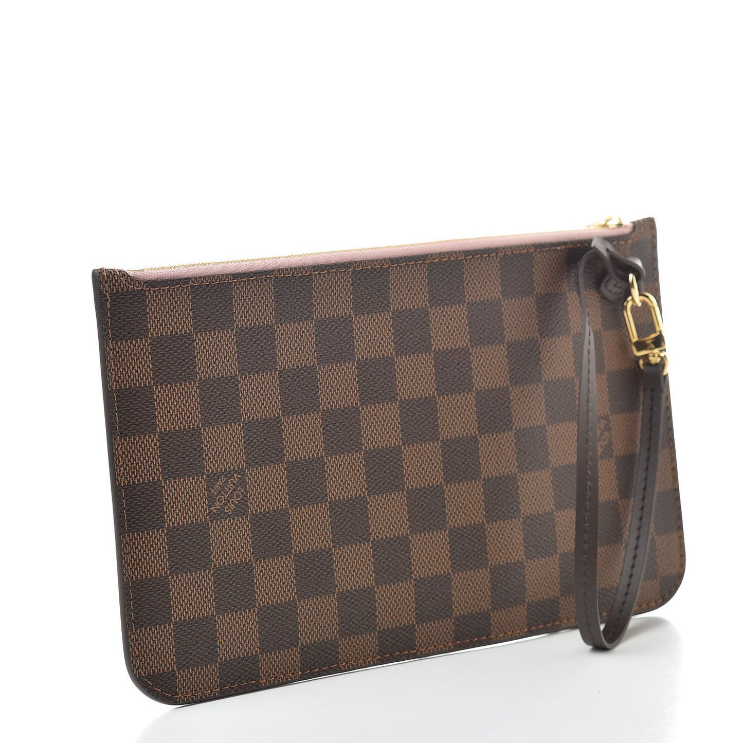 Damier Ebene Neverfull MM GM Pochette Rose Ballerine