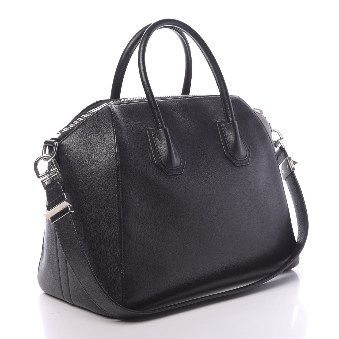 Sugar Goatskin Medium Antigona Black