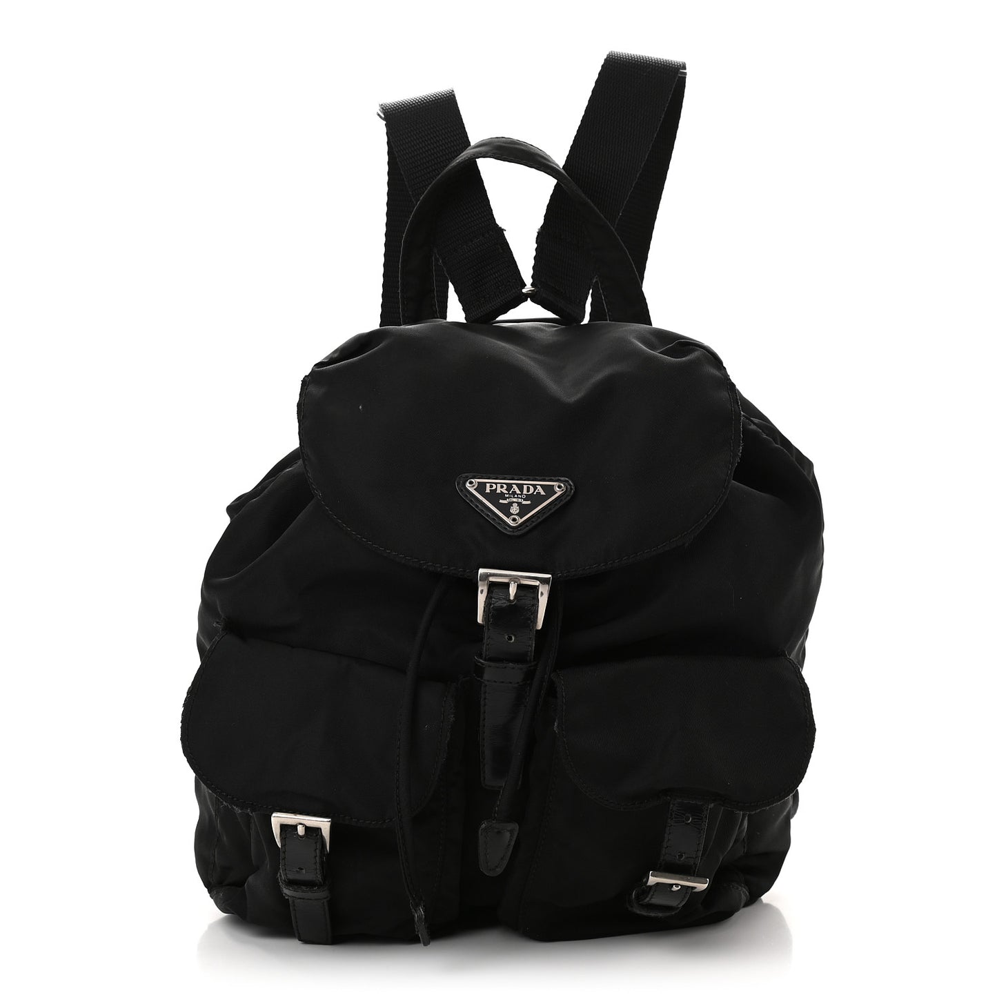 Nylon Vela Medium Backpack Black