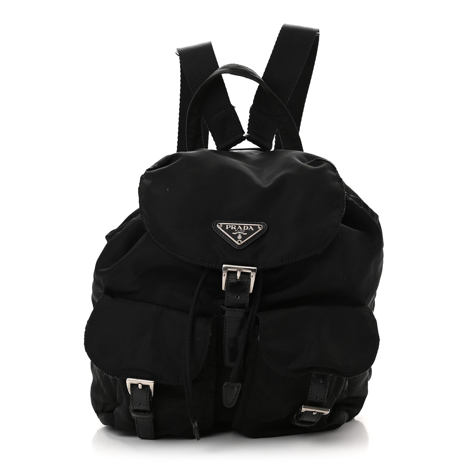 Prada Nylon Vela Medium Backpack Black 1 of 14