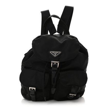 Prada Nylon Vela Medium Backpack Black 1 of 14