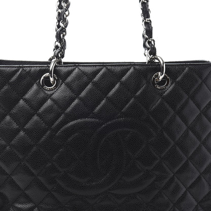 Chanel Caviar Quilted Grand Shopping Tote GST Black 11 of 11