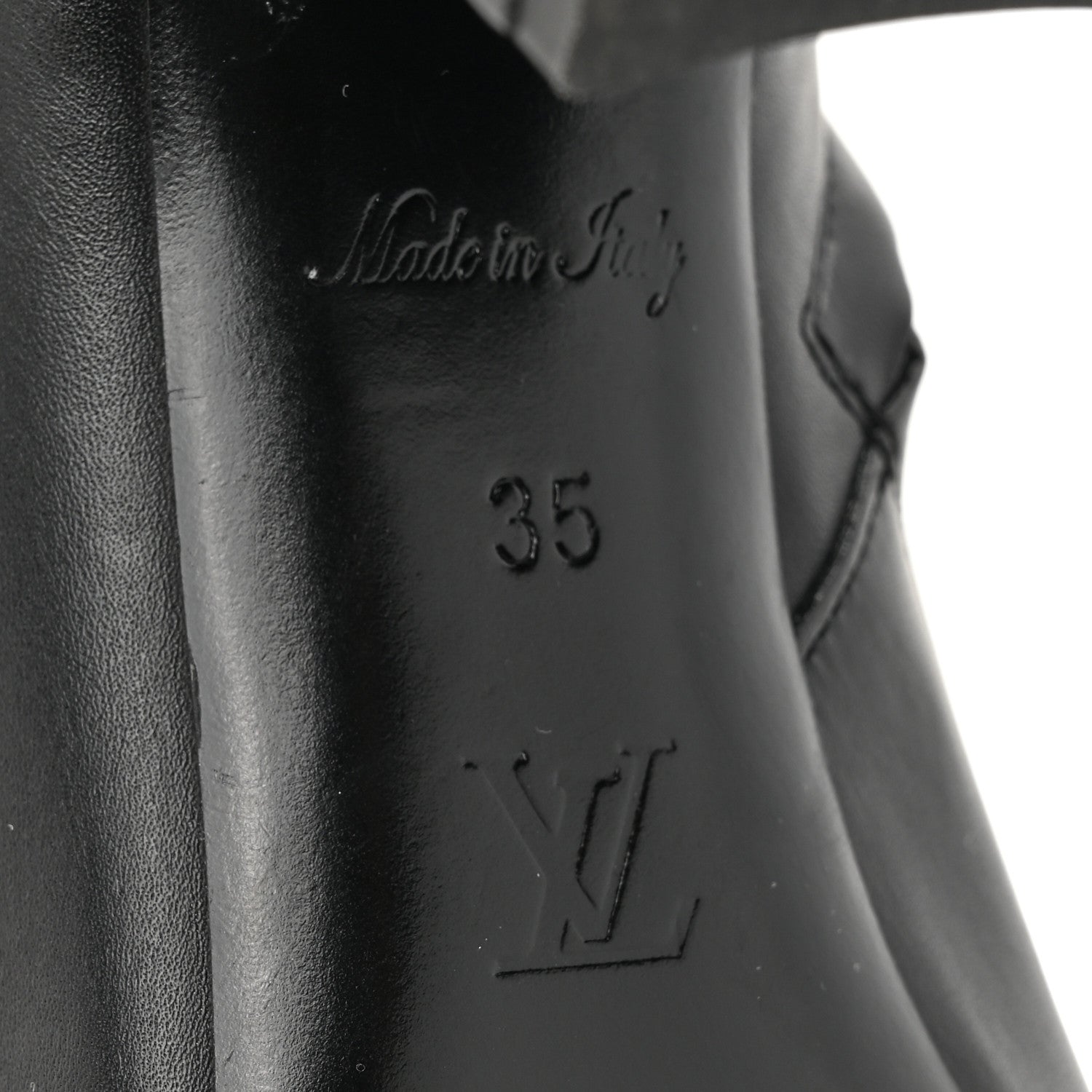 Louis Vuitton Calfskin Madeleine Ankle Boots 35 Black 7 of 12