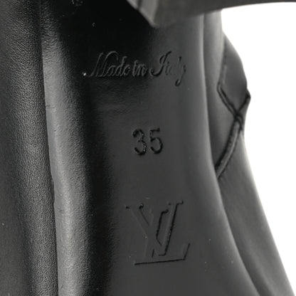 Louis Vuitton Calfskin Madeleine Ankle Boots 35 Black 7 of 12