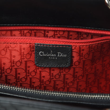 Christian Dior Lambskin Cannage Large Lady Dior Shopper Tote Black 6 of 15