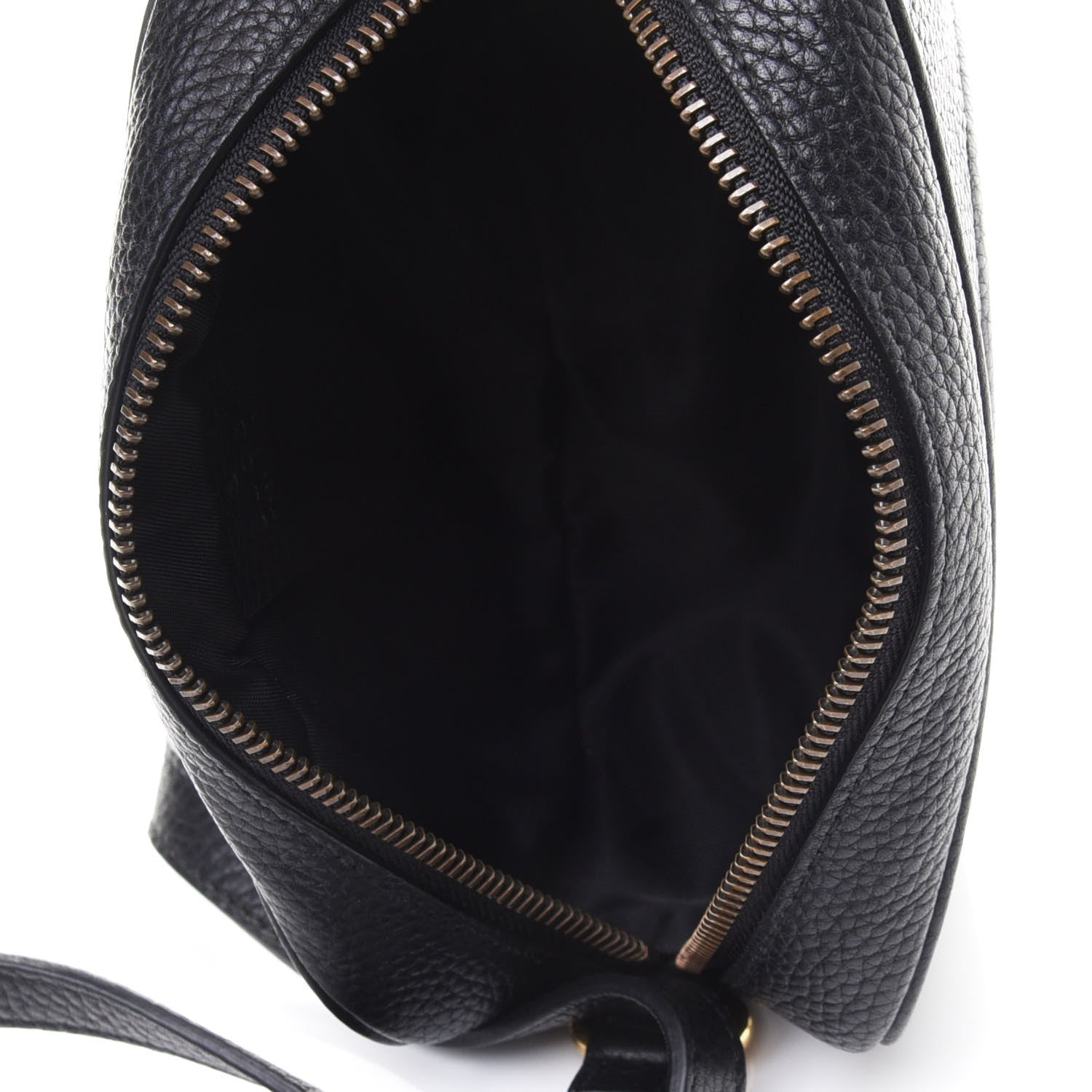 Gucci Pebbled Calfskin Mini Soho Disco Bag Black 4 of 4