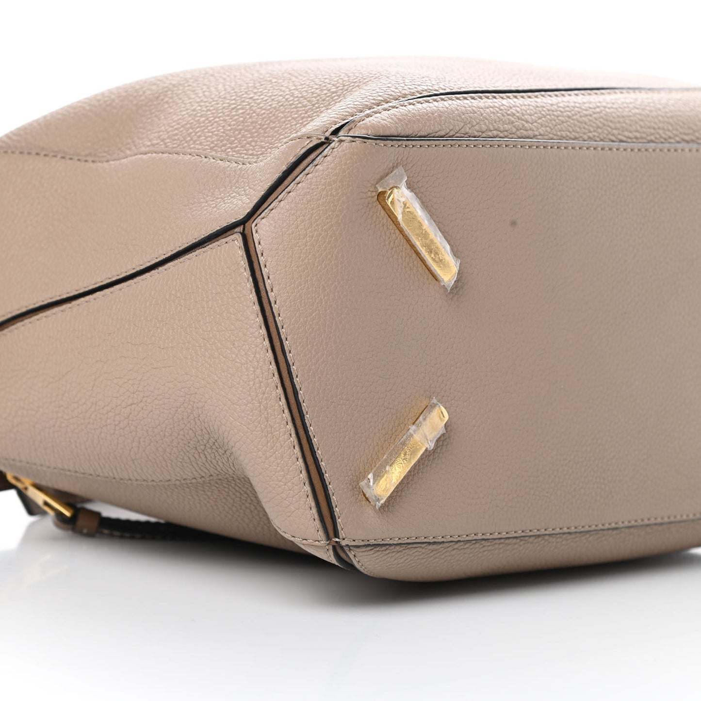 Calfskin Medium Puzzle Bag Sand Mink