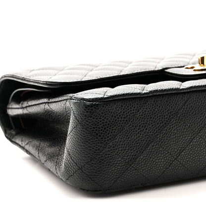Chanel Caviar Quilted Medium Double Flap Black 9 of 10