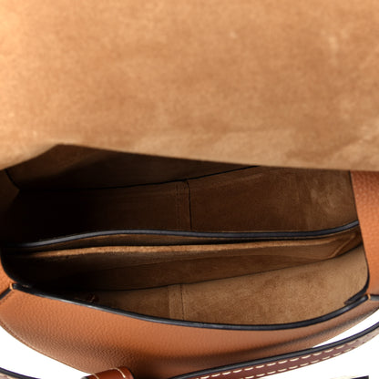 Loewe Grained Calfskin Small Gate Crossbody Bag Caramel Pecan 5 of 8