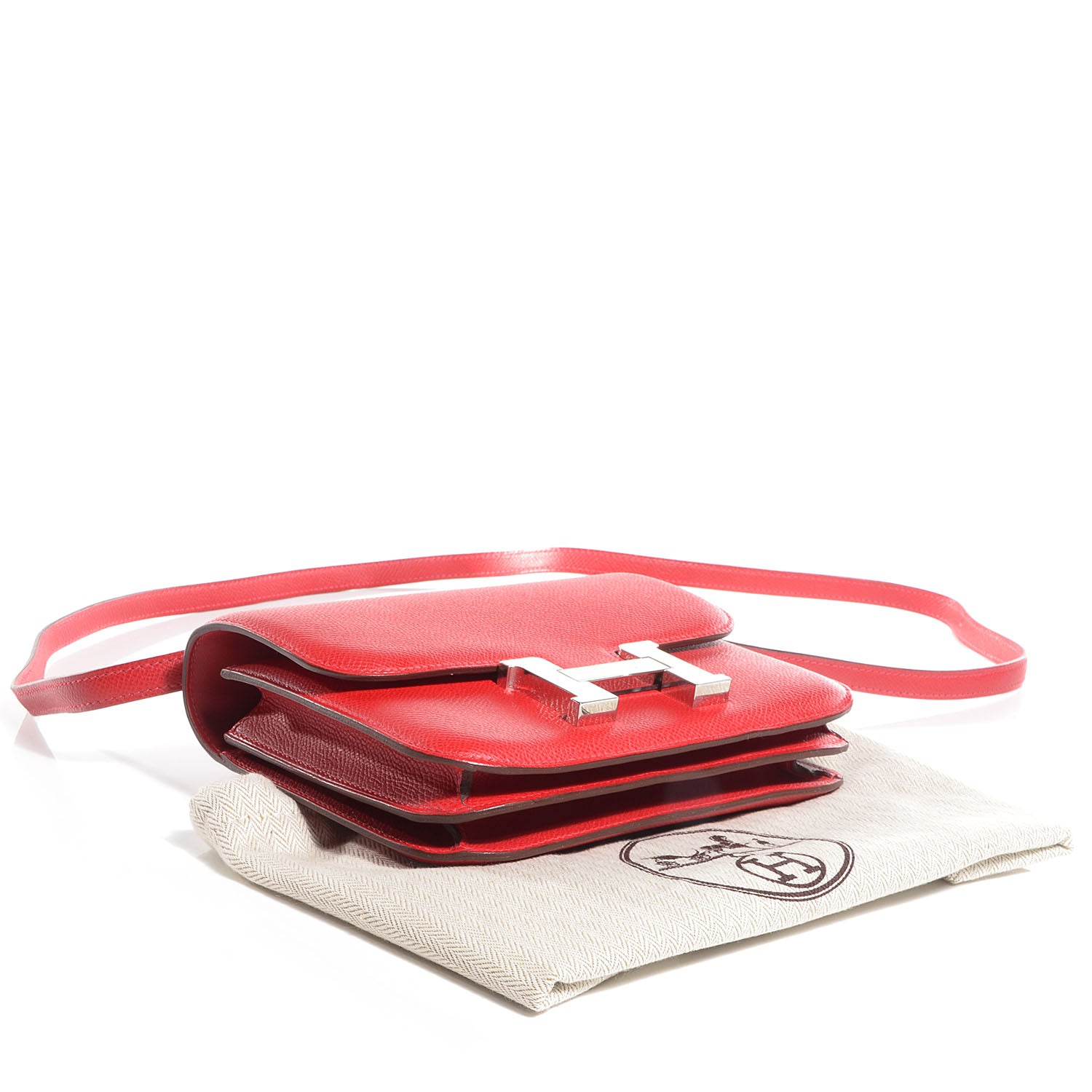 Hermes Epsom Constance 18 Rouge Casaque 4 of 12