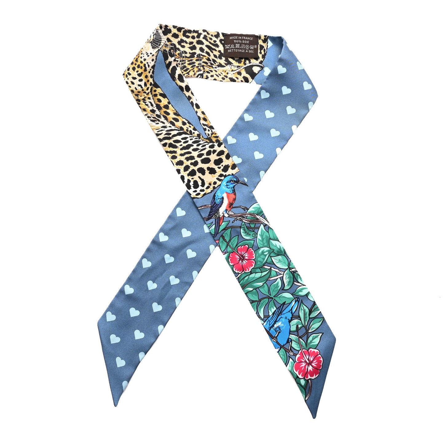 Silk Jungle Love Twilly Gris Bleuete Vert