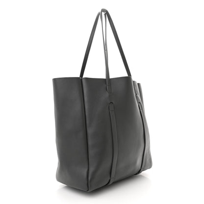Balenciaga Veau Baltimore Double Sided Small Everyday Tote Gris Fossile Black 4 of 18
