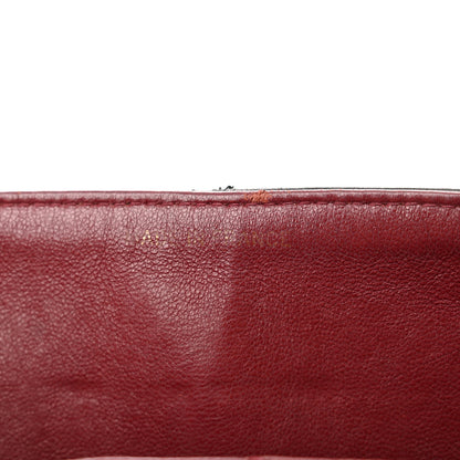 Chanel Lambskin Quilted Medium Double Flap Black 14 of 23