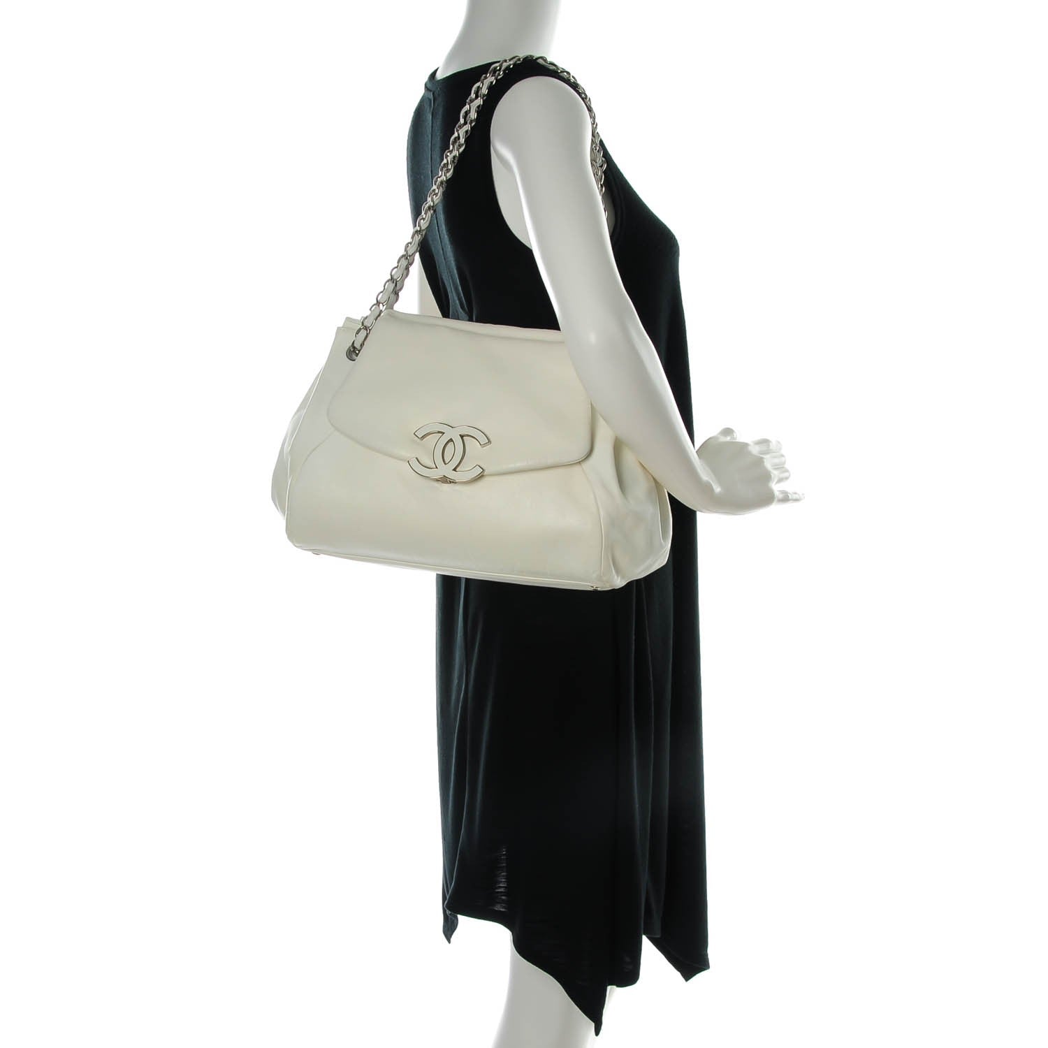 Chanel Lambskin Sensual Accordion Flap White 2 of 7