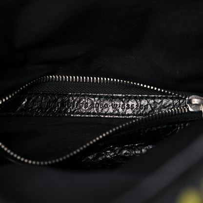 Balenciaga Agneau Arena Graffiti Drawstring Backpack Black Multicolor 7 of 9