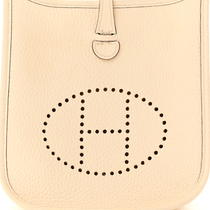 Hermes Taurillon Clemence Amazone Evelyne TPM Nata Craie 6 of 13