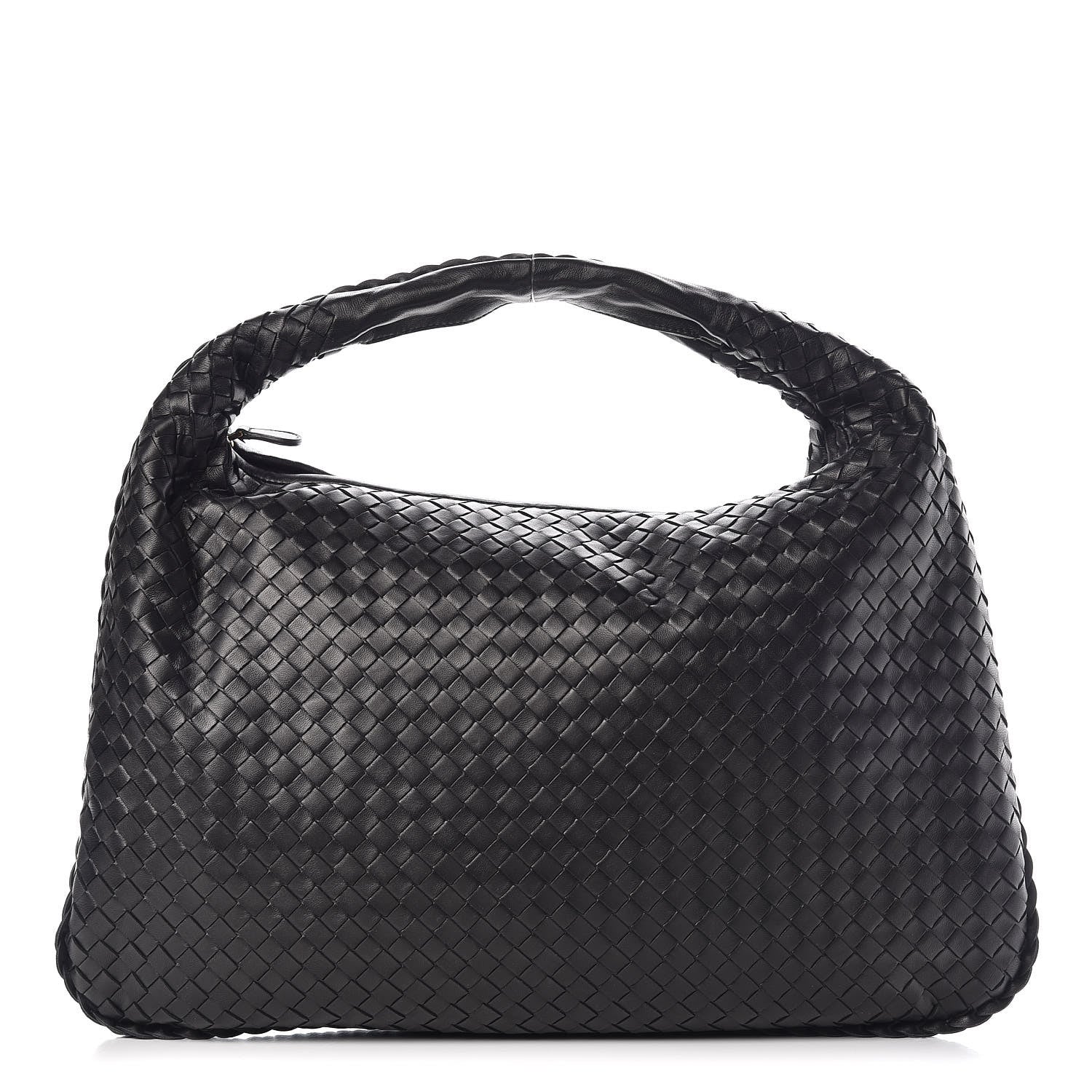 Bottega Veneta Nappa Intrecciato Large Veneta Hobo Black 1 of 9
