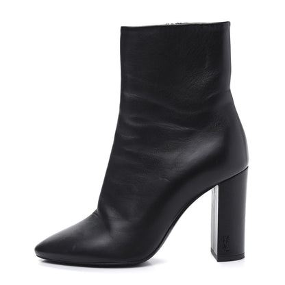 Saint Laurent Nappa Vendome Loulou Ankle Zip Boot 36 Black 1 of 8