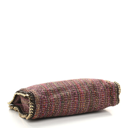 Stella McCartney Metallic Woven Boucle Fold Over Falabella Tote Multicolor 4 of 10