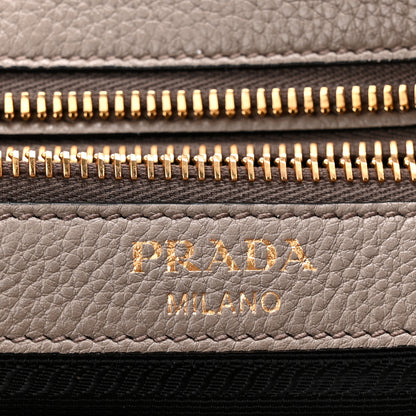 Prada Vitello Daino Zippered Tote Argilla 6 of 11