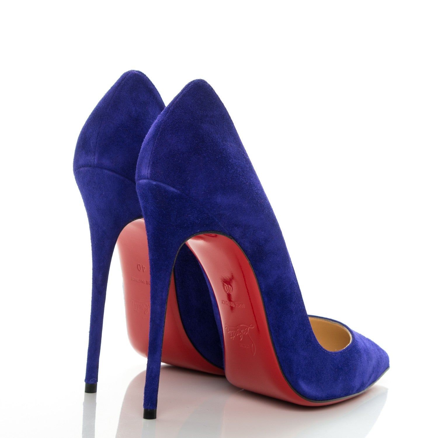 Christian Louboutin Suede So Kate 120 Pumps 40 Purple Pop 4 of 7
