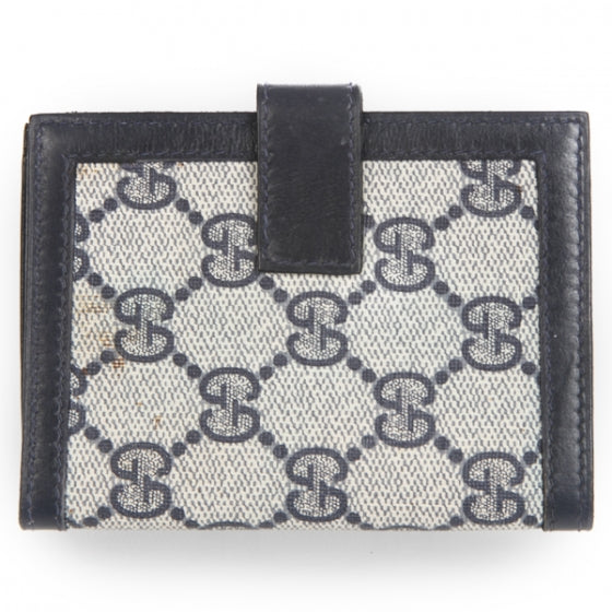 Monogram Mini Agenda Holder Navy