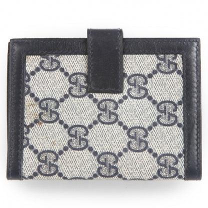 Gucci Monogram Mini Agenda Holder Navy 3 of 8