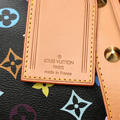 Louis Vuitton Monogram Multicolor Keepall 45 Black 5 of 11
