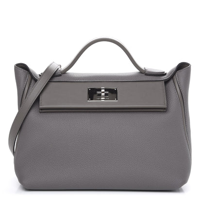 Hermes Taurillon Marurice Swift 24/24 29 Etain 1 of 9