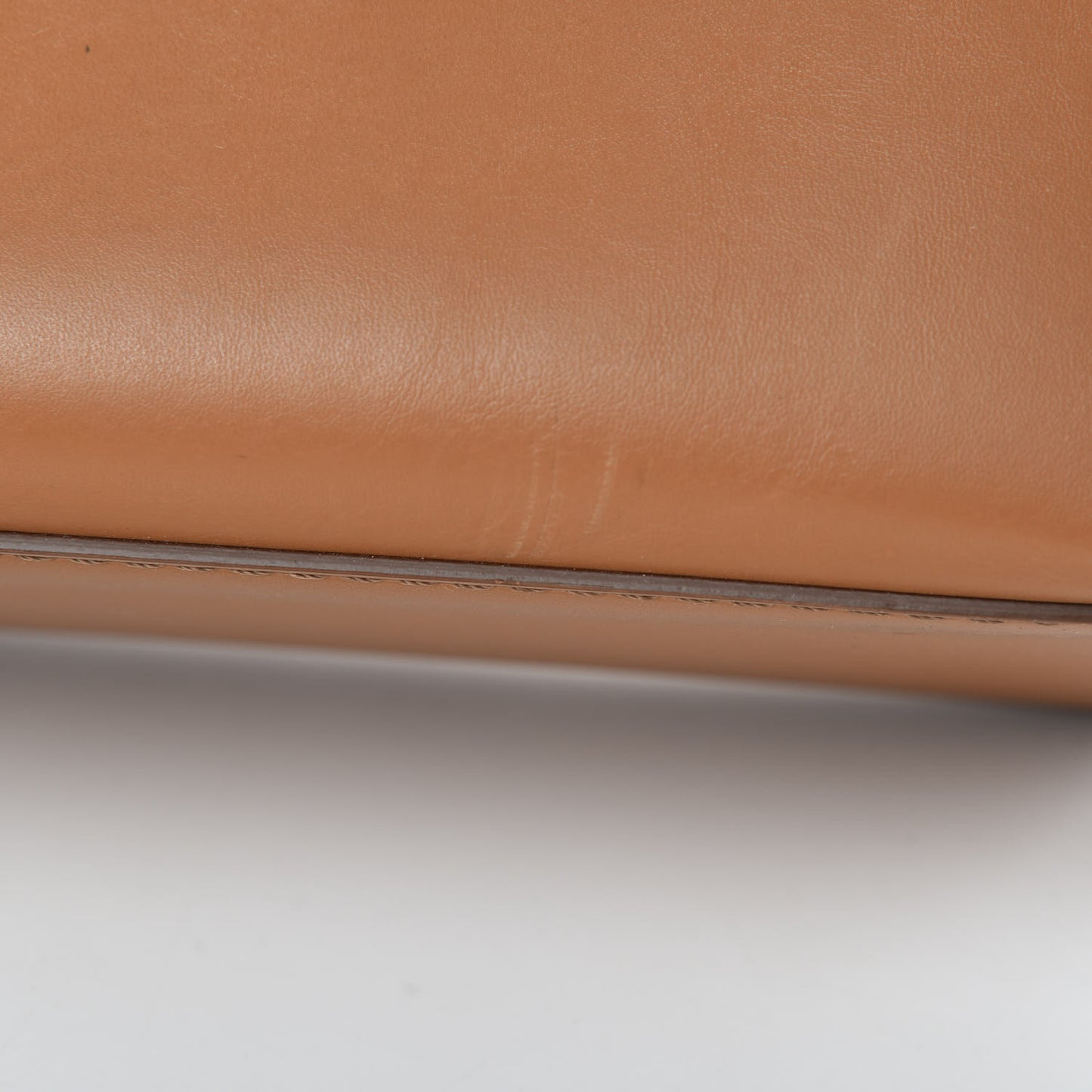 Eco Alter Nappa Popper Bucket Bag Tan