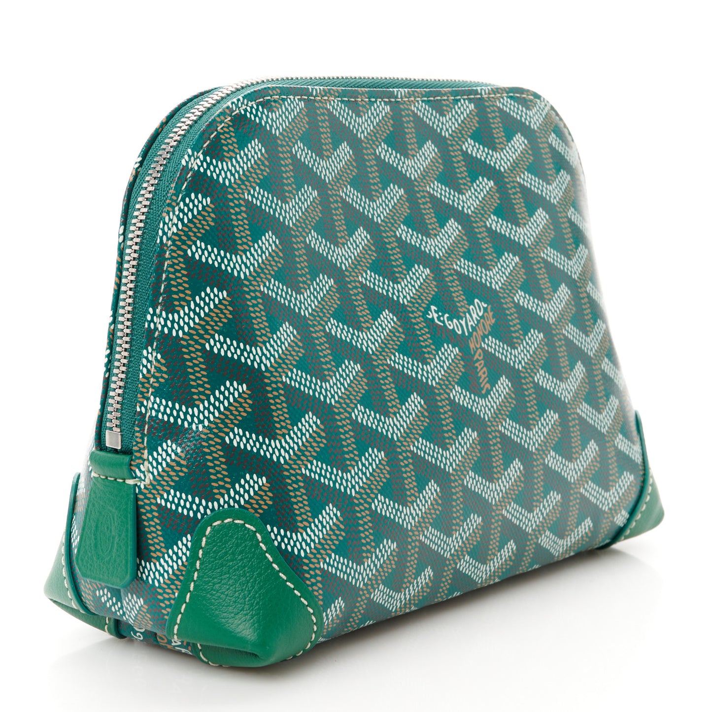 Goyardine Vendome Toiletry Pouch Green