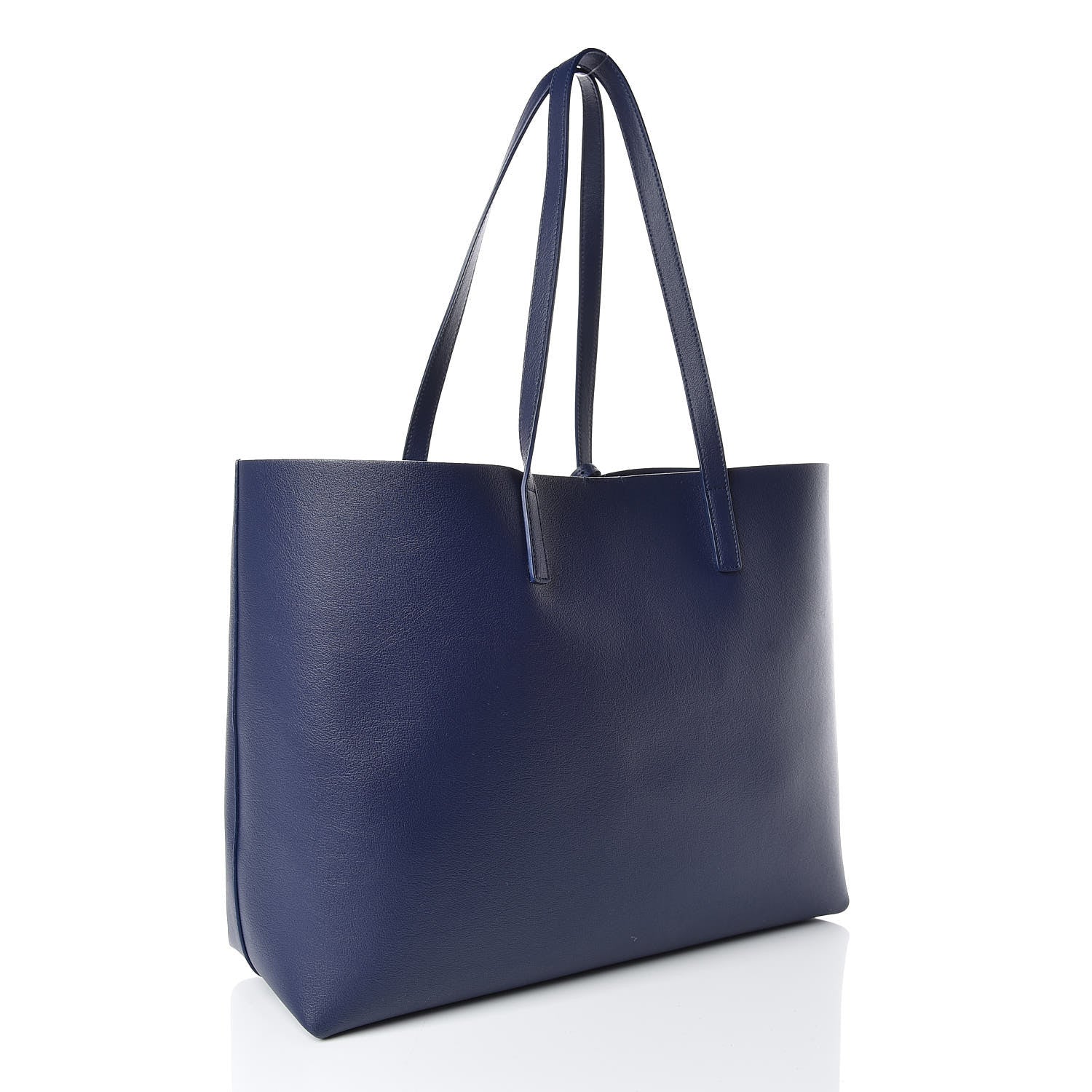 Saint Laurent Calfskin Large Shopping Tote Saphir 4 of 10
