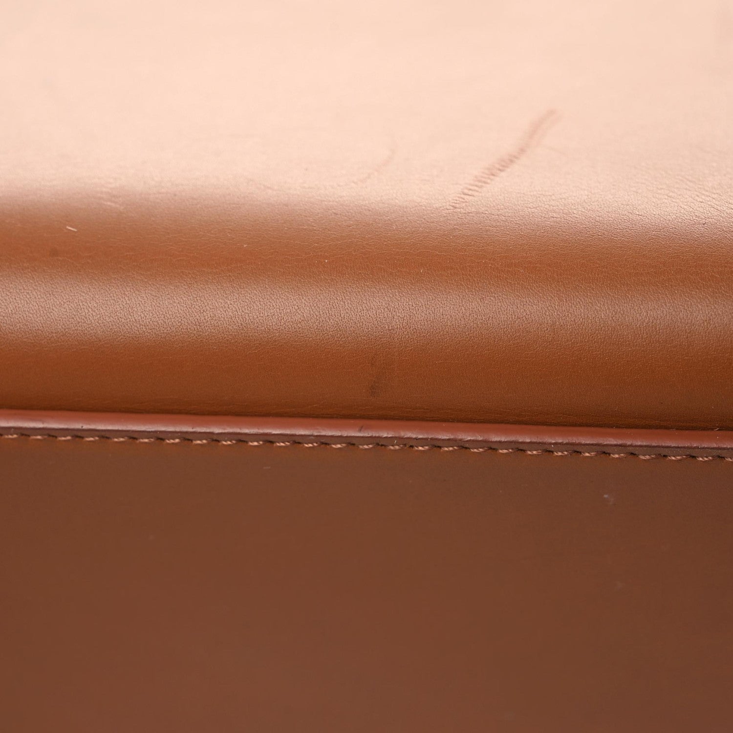 Celine Natural Calfskin Suede Medium Bi-Color Trapeze Beige 13 of 17