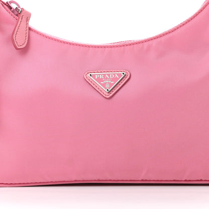 Prada Tessuto Nylon Mini Re-Edition 2000 Bag Begonia 8 of 14